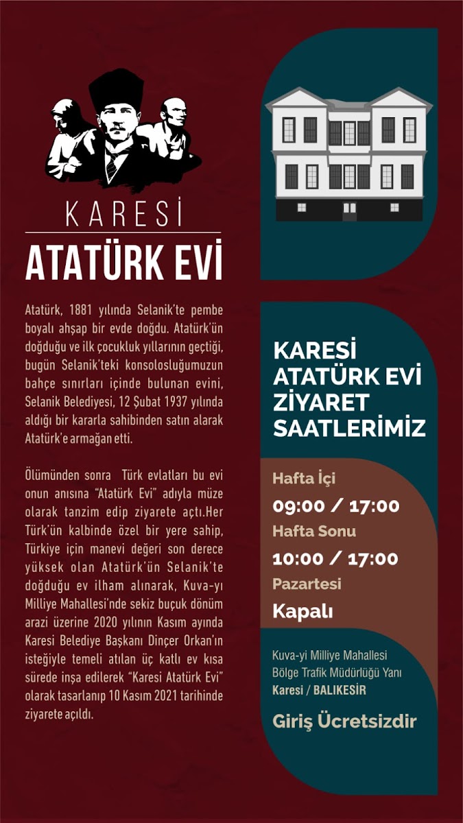 Karesi Atatürk Evi 2 Karesi Atatürk Evi