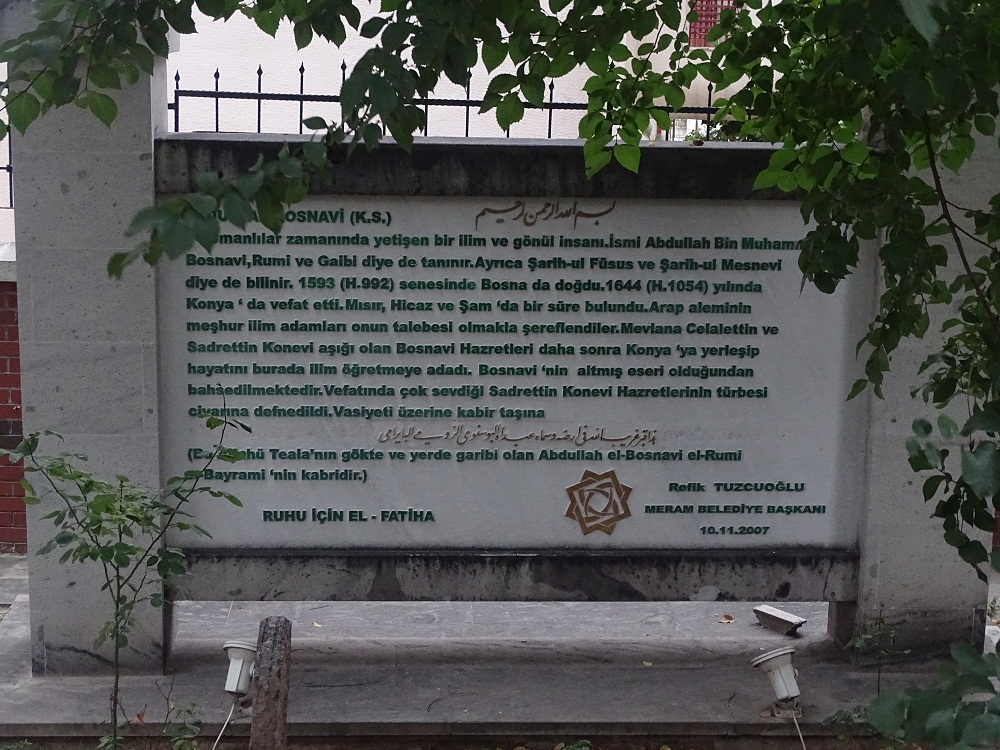 Abdullah-ı Bosnavi Kabri