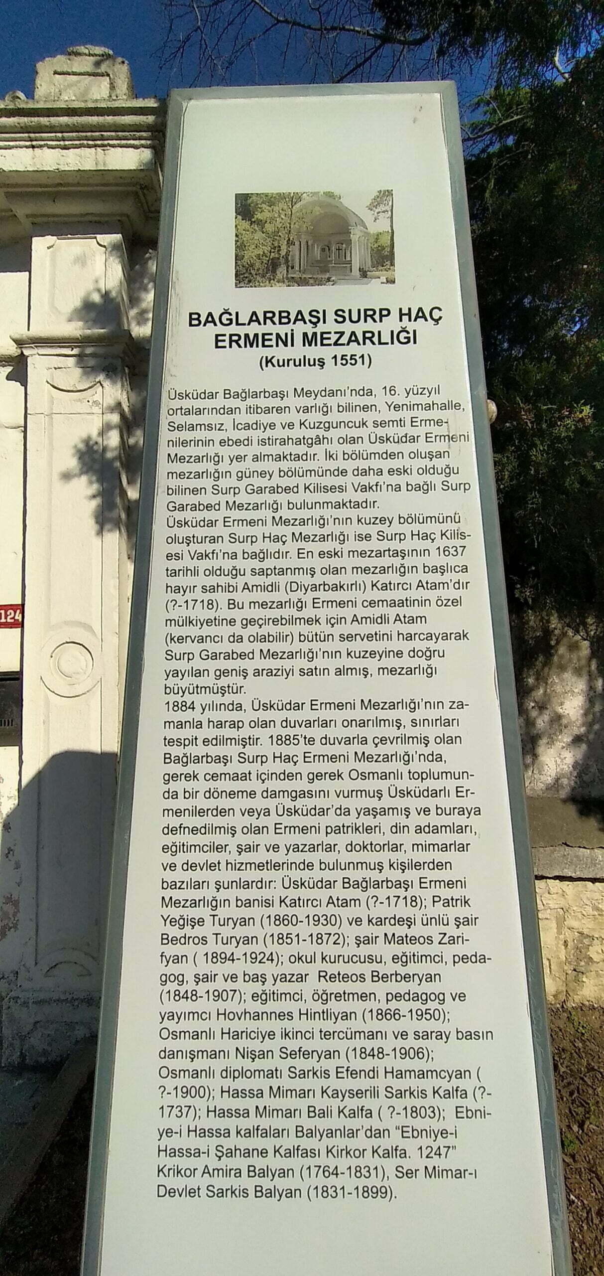 Bağlarbaşı Surp Garabed Ermeni Mezarlığı