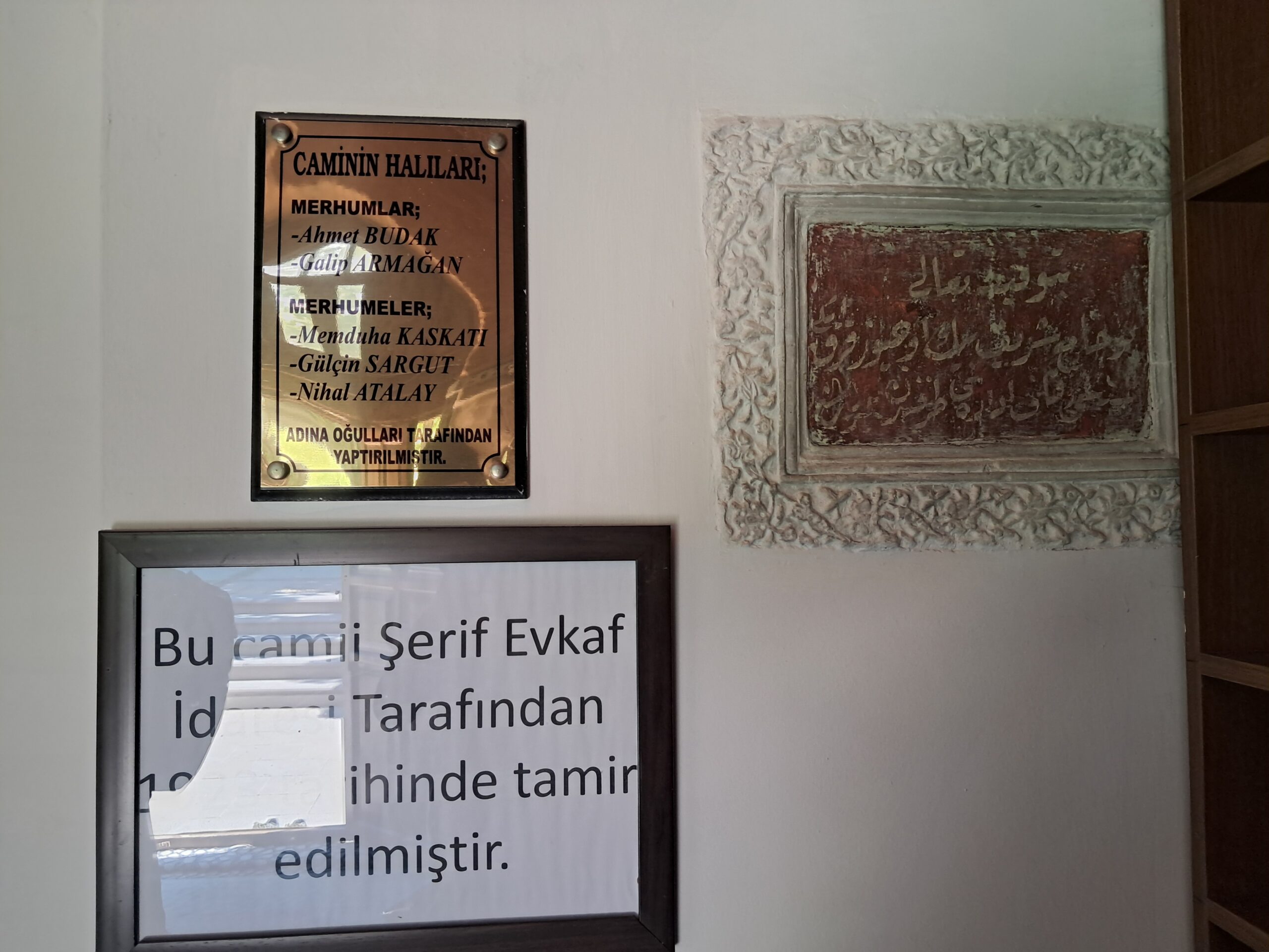 Hacı Musa Camii Tamir Kitabesi ve Latin Alfabesine Transkripti