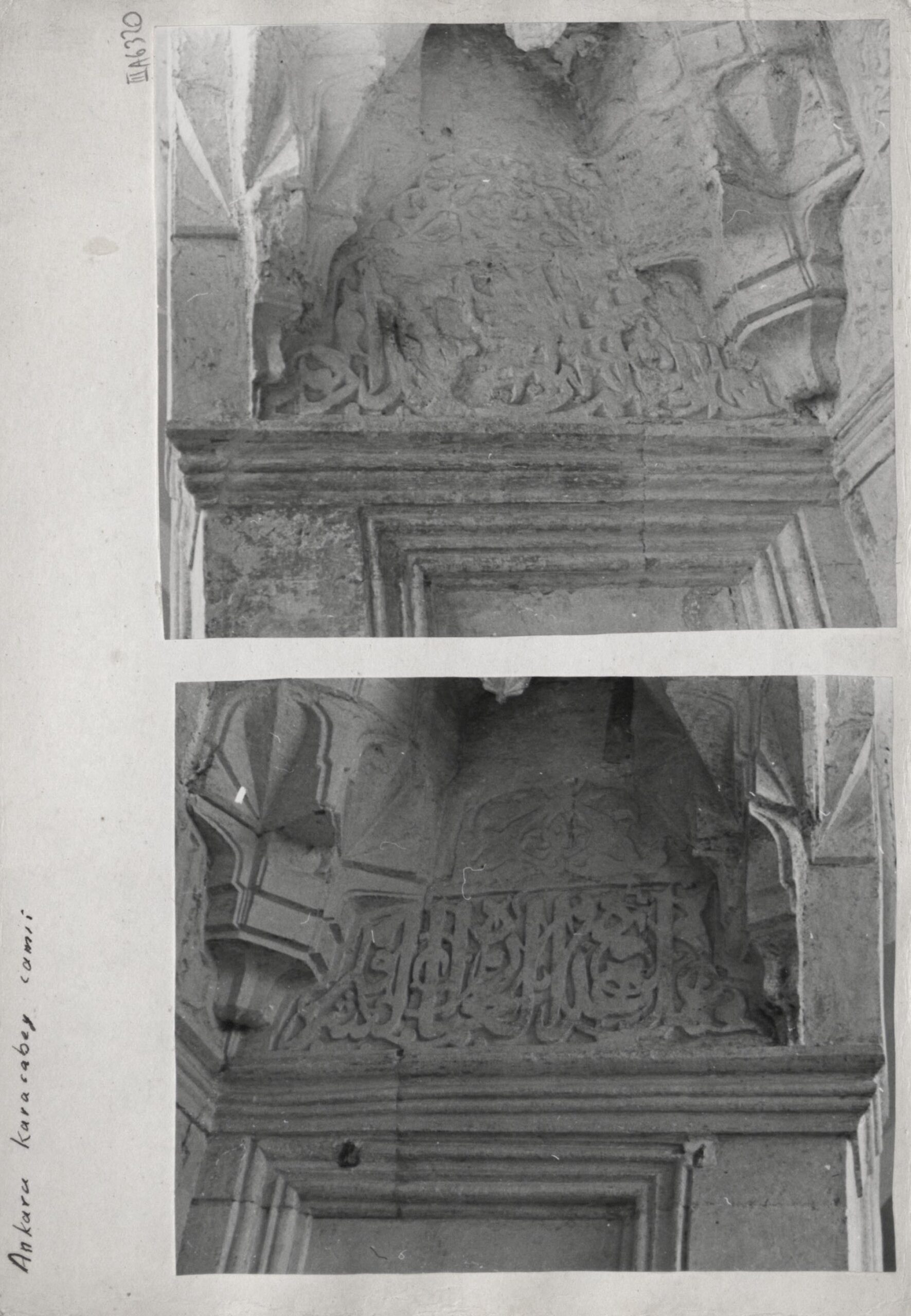 Karacabey Camii mukarnas detayları