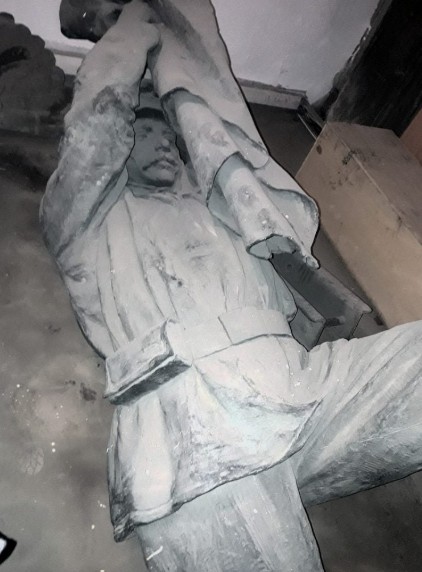 Askeri Müze’deki Kars Rus Abidesi’ne ait heykel