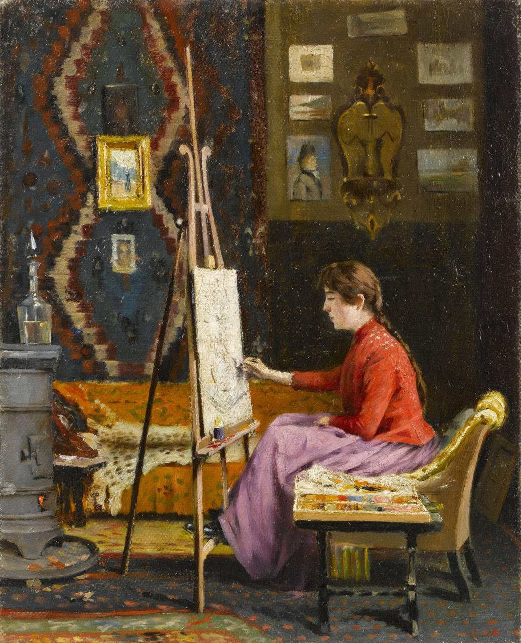 Ressam Kız ve Atölyesi