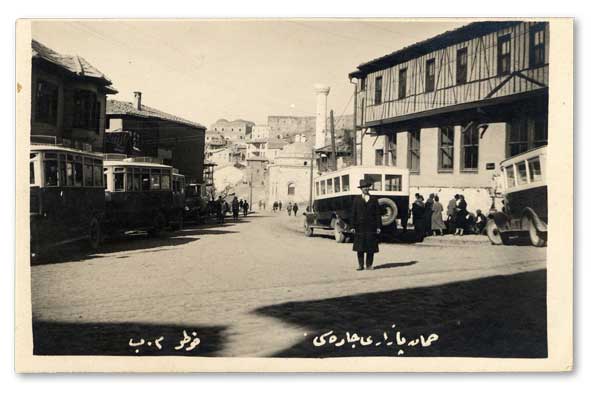 Sakalar Camii (Samanpazarı otobüs durağından camiye bakış)