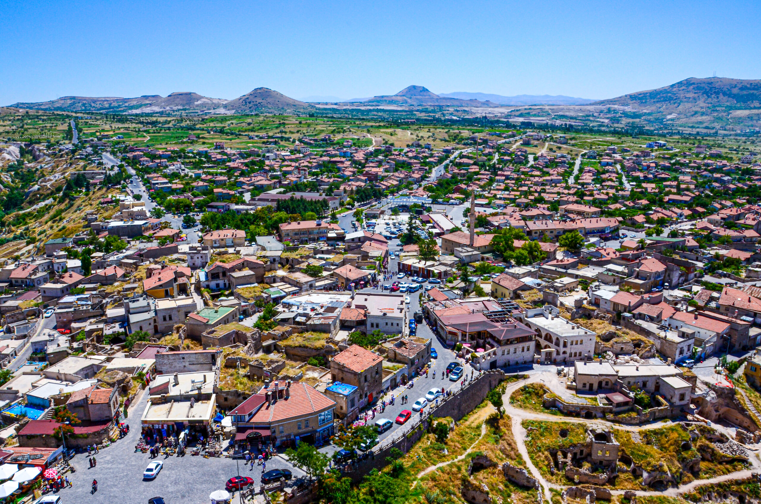 Uçhisar Kalesi Nevşehir müze fotoğraf fotoğrafı