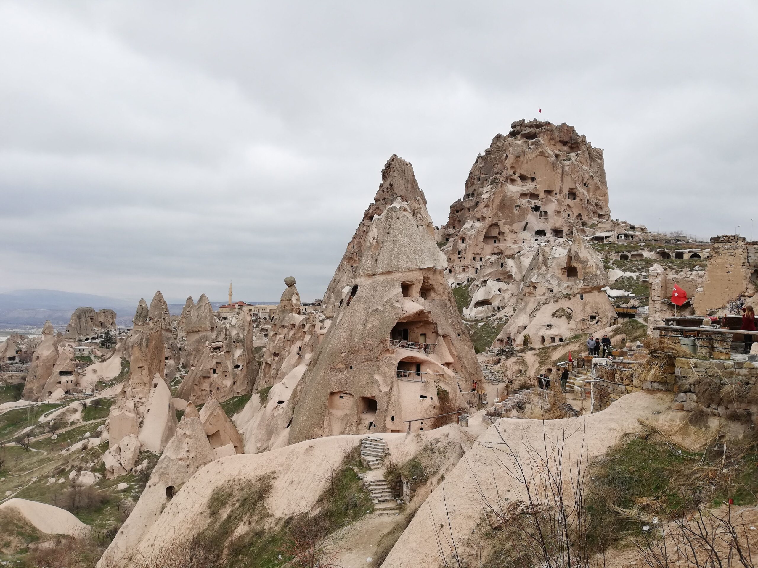 Uçhisar Kalesi Nevşehir müze fotoğraf fotoğrafı