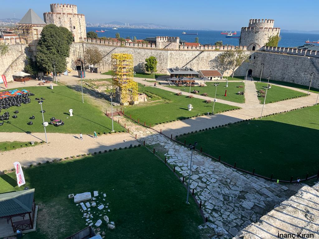Yedikule Hisarı Avlusundan Geçen Trimphalis Yolu