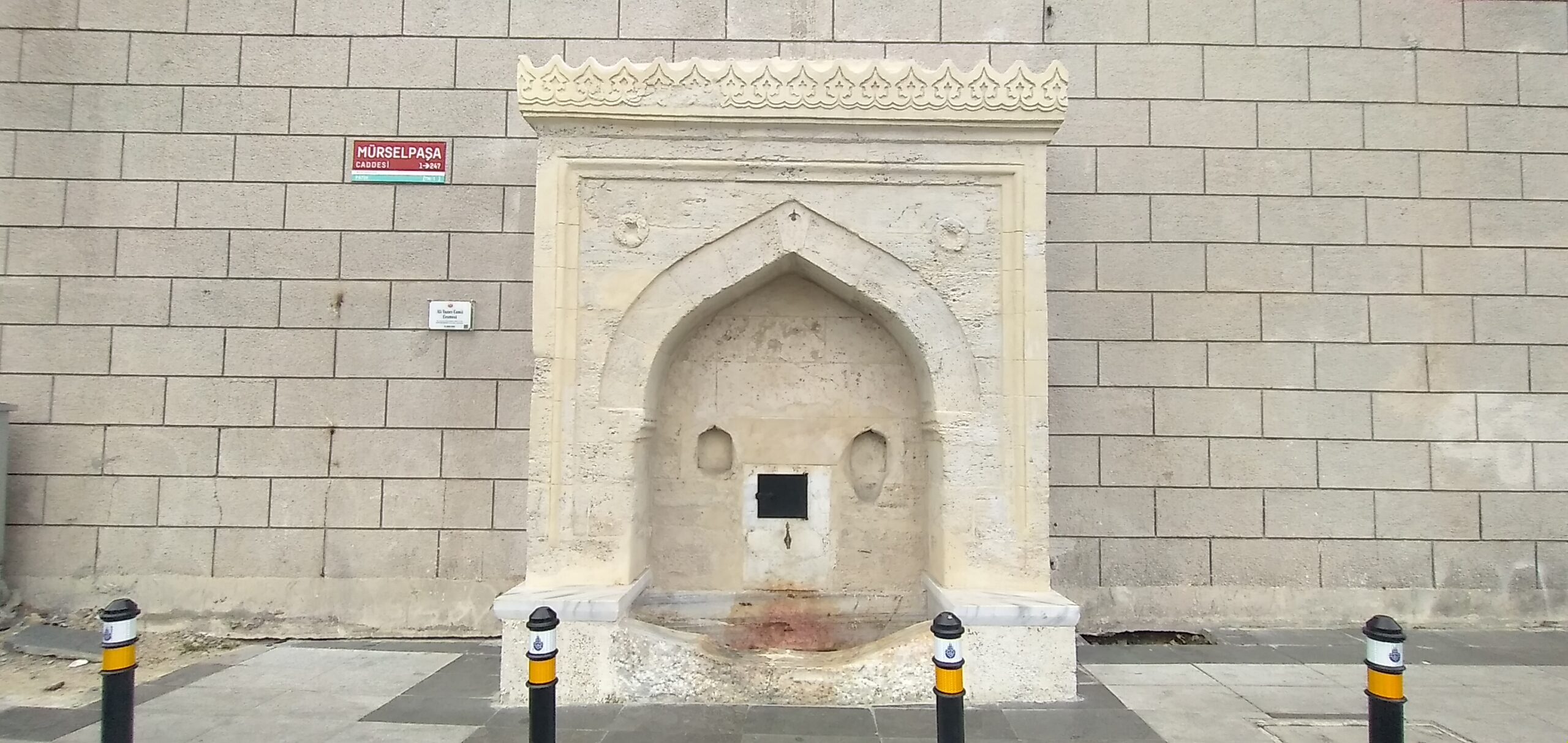 Ali Yazıcı Camii Çeşmesi Restorasyondan Sonra