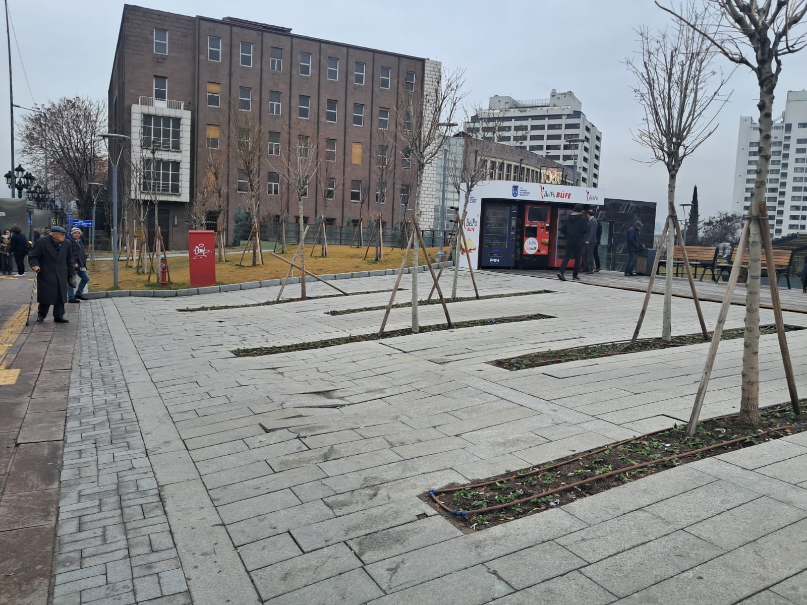 Ankara Belediye Bahçesi’nin yerinde bulunan yeni park