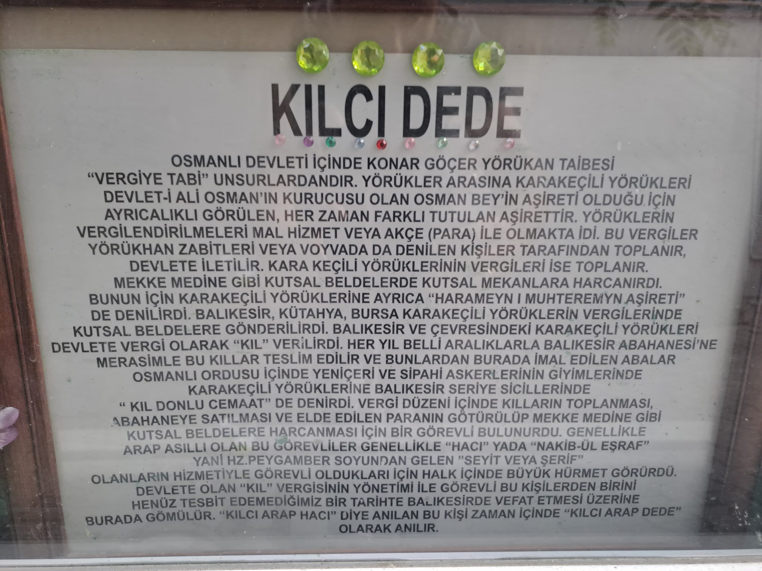 Arap Kılcı Dede Türbesi
