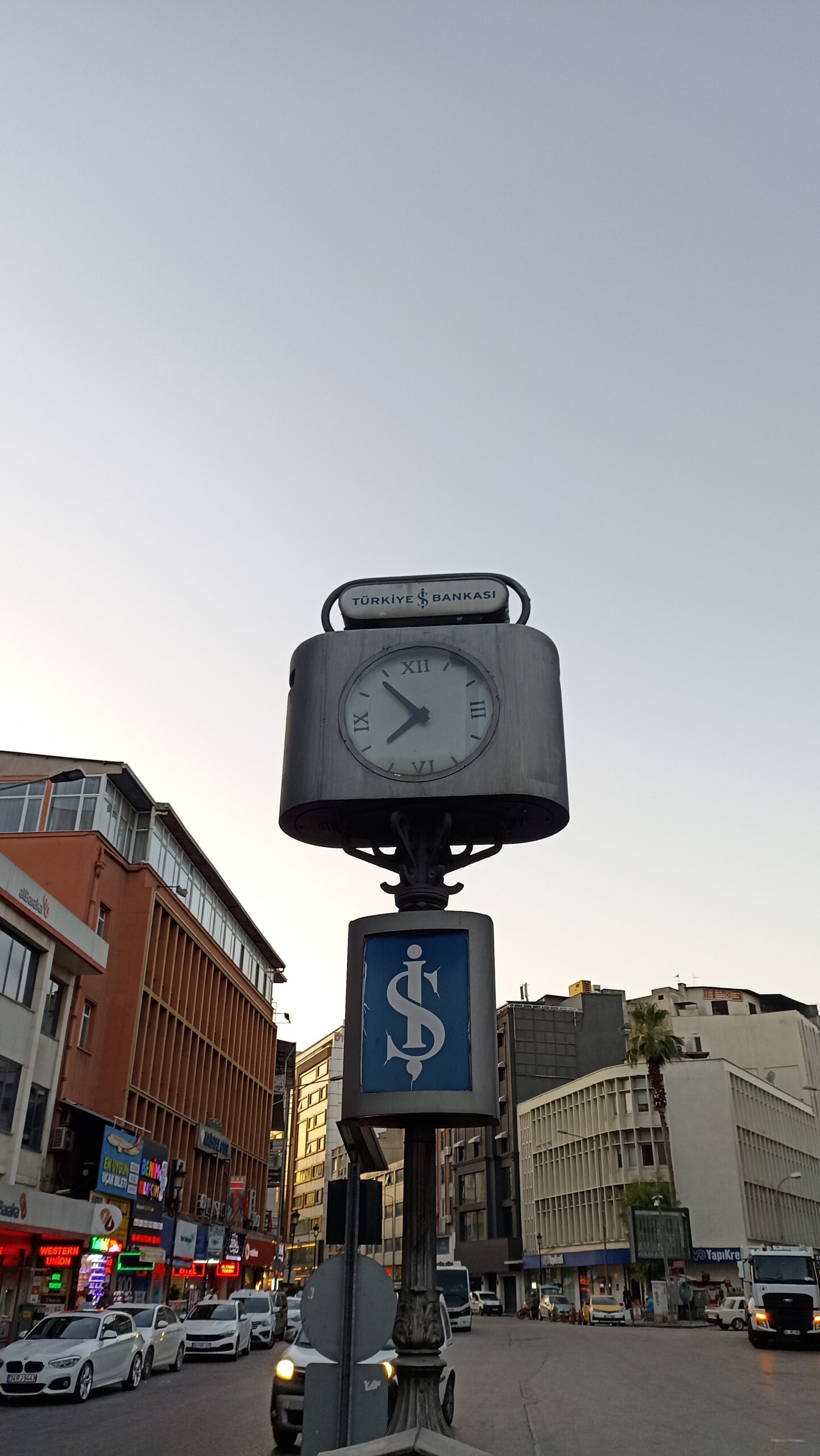 Saatin görünümü.