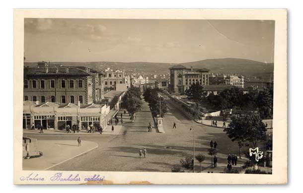Maarif Vekaleti Binası, Ankara (solda)