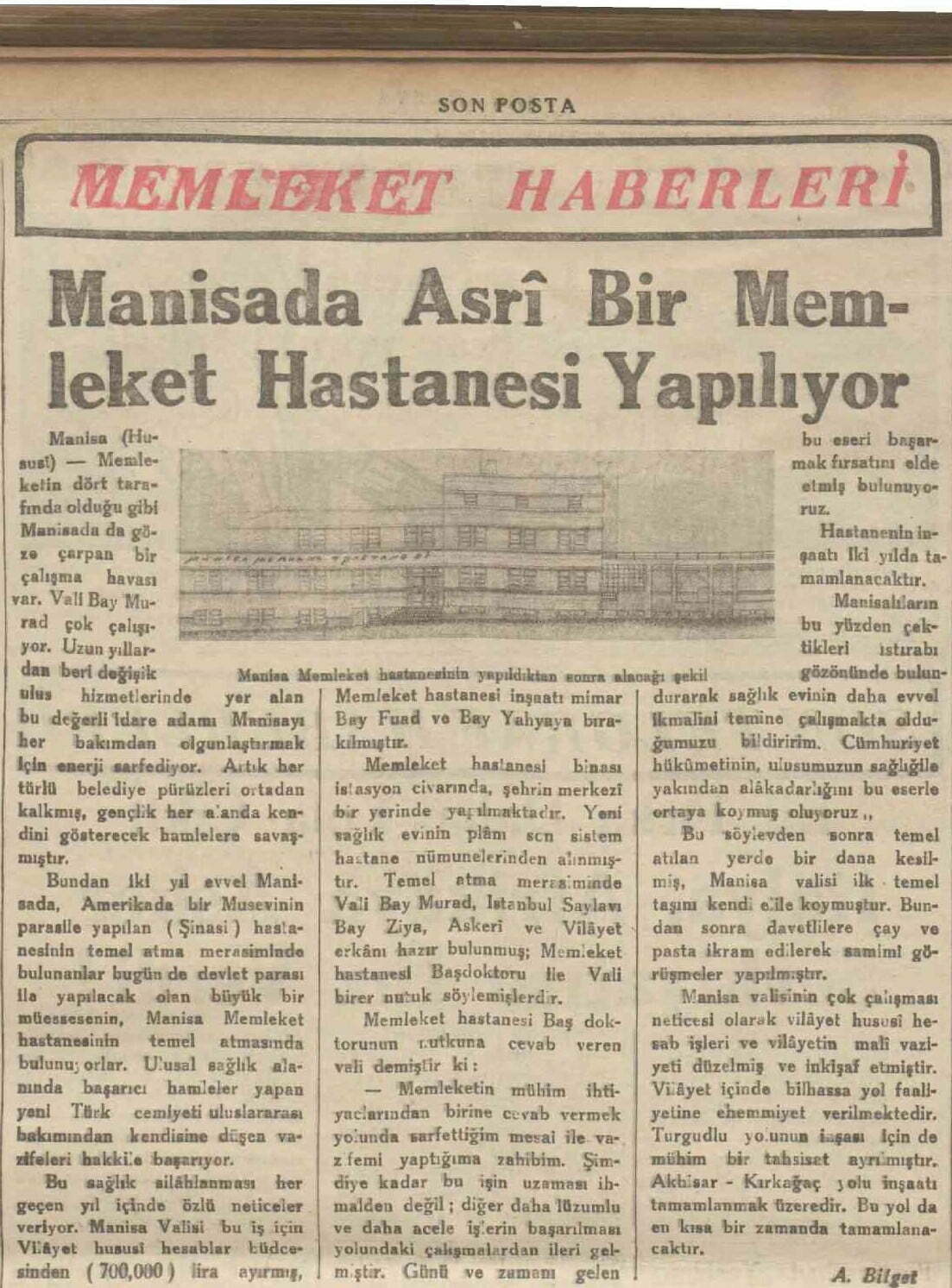 Son Posta – 22 Şubat 1935